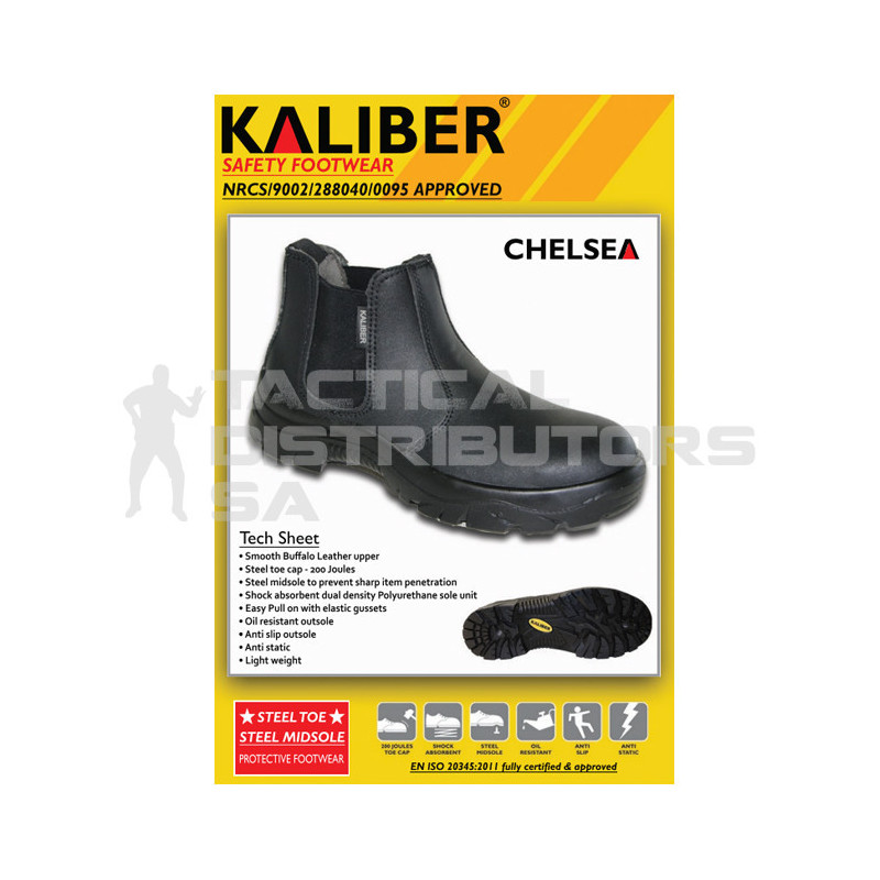 kaliber chelsea safety boot