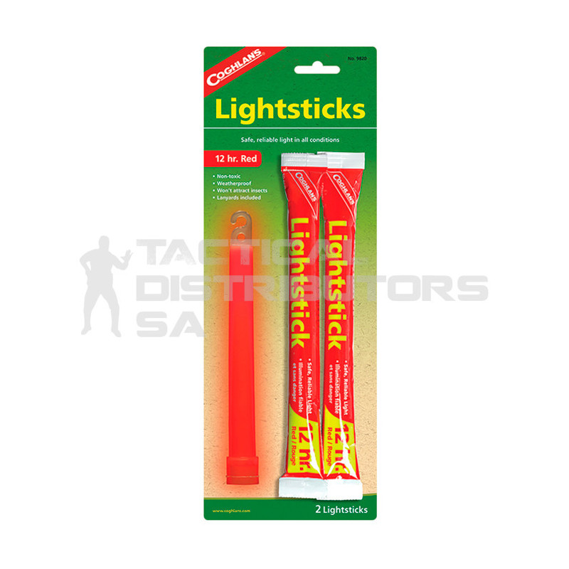 Coghlan's Lightsticks Red 2pk
