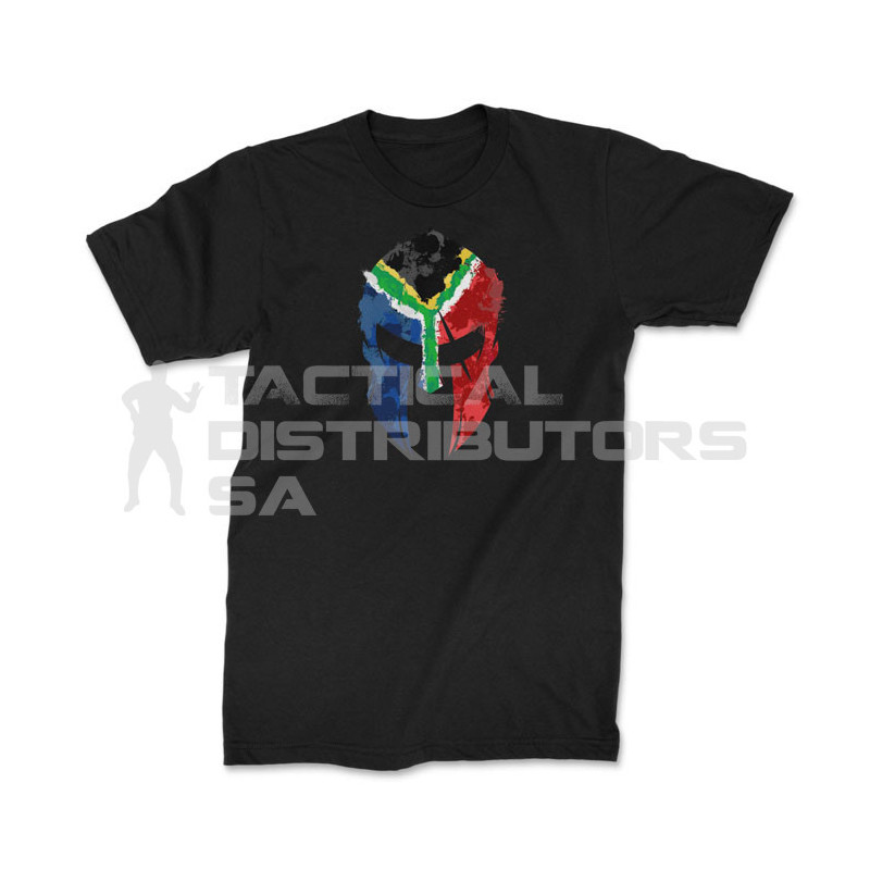 TON "SA Flag Spartan" Unisex Premium T-Shirt - Black