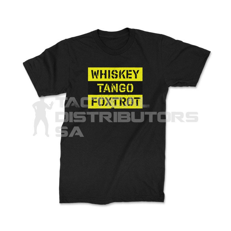 TON "Whiskey Tango Foxtrot" Unisex Premium T-Shirt - Black