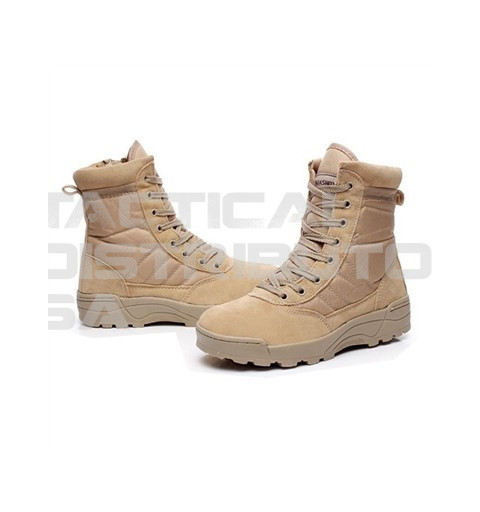 SWAT Tan Desert Side Zip Boots - Various - Tactical Distributors SA